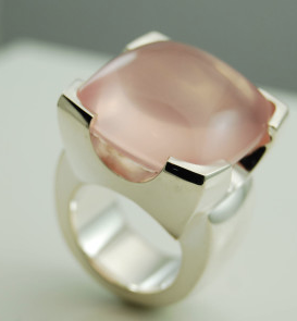 modern ring silver