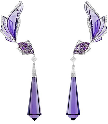 Amethyst earrings