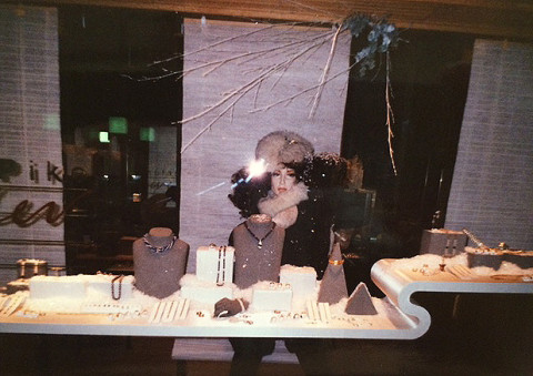 Jewellery display 1980s