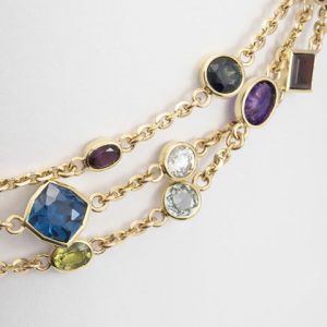 coloured stone necklace adelaide