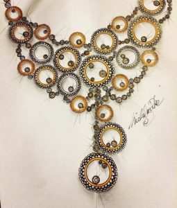 complex necklace design