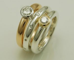 diamond ring stack