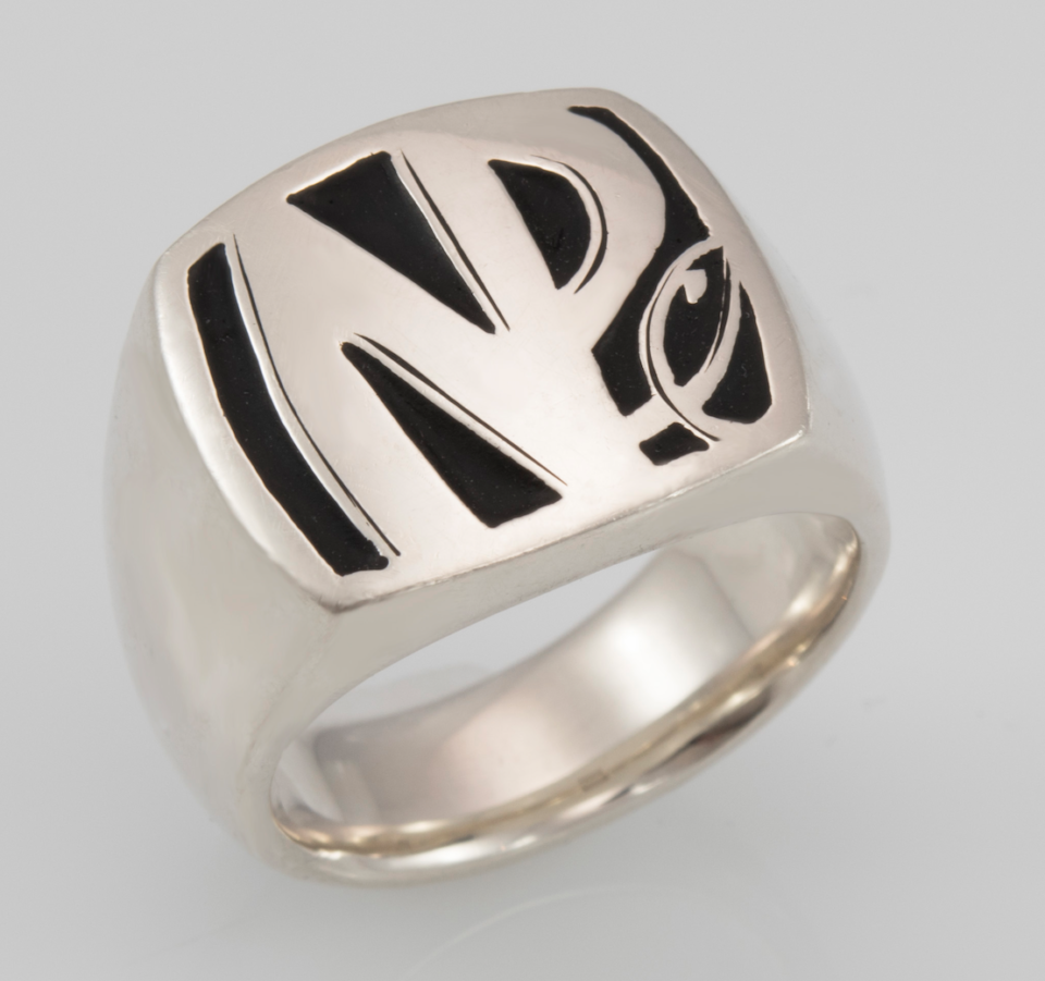 engraved mens signet ring adelaide