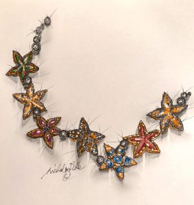 starfish jewellery design
