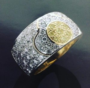 yellow diamond ring adelaide